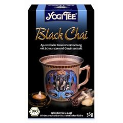 Yogi Tee Black Chai, 4er Pack (4 x 36 g Karton) - Bio