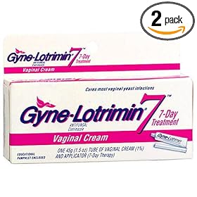 Gyne-Lotrimin 7 Vaginal Cream and Applicator, 7-Day Treatment, 1.5-Ounce Tubes and Applicator (Pack of 2)