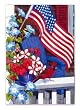 Patriotic Perch Flag Silk Reflections Garden Size Flag