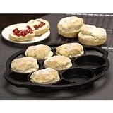Lodge 7-c. Logic Cast Iron Drop Biscuit Pan.