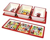Coca-Cola Coke Christmas Triserver with 3 bowls
