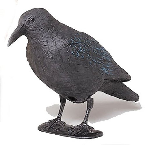 Star 140519 Rabe schwarz 38 cm mit Stab + Füßen aus Kunststoff