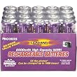 AA Nimh Rechargeable Batteries 20- Count Pack