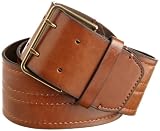 Calvin Klein Womens Wide Double Buckle Jeans Belt