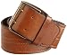 Calvin Klein Women's Wide Double Buckle Jeans Belt, Natural, X-Large
