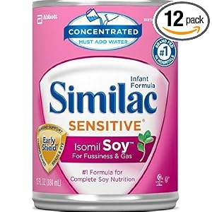 Isomil Advance Soy Formula with Iron, Concentrated Liquid, Case of Twelve- each 13 Fluid Ounces (384 ml)
