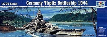 1/700 Germ Battleship Tirpitz by Trumpeter Models