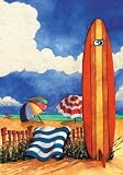 Surfing Longboard Surfboard Surf Garden Flag Banner