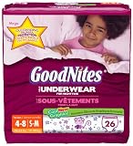 Huggies Goodnites Underpants Mega Pack Size S/M Girl 26ct.