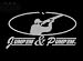 Jump Em & Pump Em Upstream Images Silver Vinyl Wildlife Car Truck Window Decal Sticker