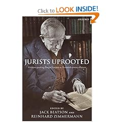 Jurists Uprooted: German-speaking Emigre Lawyers in Twentieth-century Britain