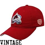 NHL Old Time Hockey Colorado Avalanche Burgundy Netminder Adjustable Hat