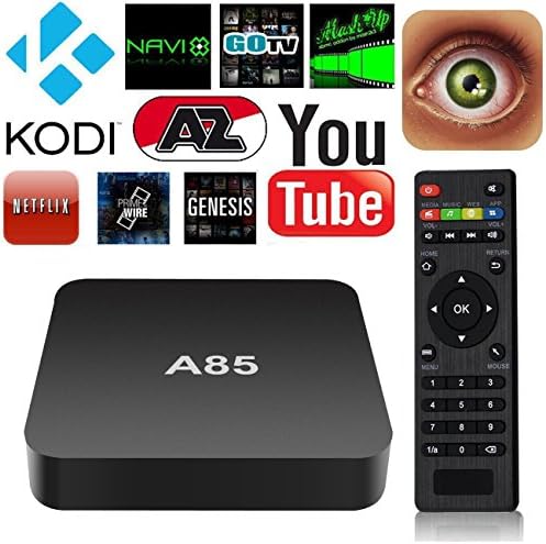 A85 Android TV Box Quad-Core S805 1G/8G WiFi 1080P Smart Set Top Box Kodi Fully Loaded Streaming Media Player