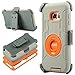 ULAK Galaxy S6 Edge Plus Case, 2in1 Hybrid Case Shock Resistant Design w/Rotating Belt Clip Holster Kickstand for Samsung Galaxy S6 Edge Plus (5.7