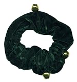 Green Velvet Bell Collar - Small