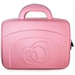 Kroo Cube Case with Pocket for Netbook up to 12-Inch (Pink)