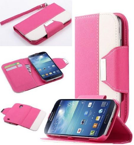 Ezydigital Colorful Wallet Pu Leather Credit Card Holder Pouch Case Cover for Samsung Galaxy S4 i9500