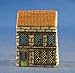 Porcelain China Collectable Thimble - Miniature House Shape - Lattice House