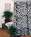 BlackWhite Zebra Shower Curtain