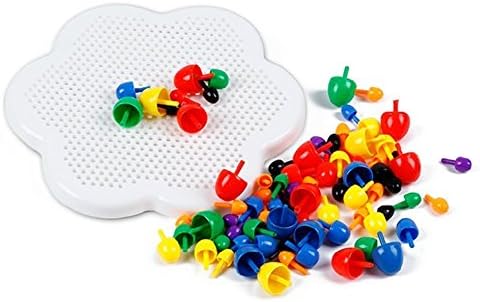 Plastic smart mushroom nail board puzzle game toys for early childhood education - the best birthday gift for boys and girls and children,