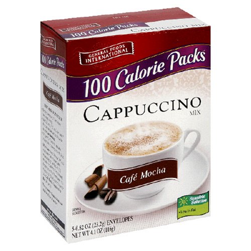 General Foods International Coffee, Cafe Mocha 100 Calorie Packs, 5-Count Envelopes (Pack of 12)