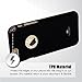 GOOSPERY Pearl Jelly for Apple iPhone 6S Plus Case (2015) iPhone 6 Plus Case (2014) Slim Thin Rubber Case (Black)
