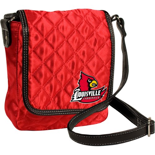 University of Louisville Quilted Purse, Bright Red
