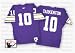 Fran Tarkenton 1975 Minnesota Vikings #10 Authentic Throwback Mitchell and Ness NFL Football Jersey