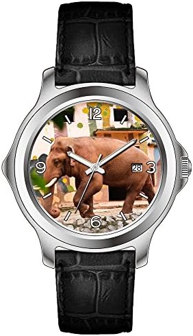 lvlp Men's Sentry 42mm Stainless Steel Leather Quartz Movement Watch &amp;23