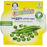 Gerber Graduates Veggie Pick-Ups - Diced Green Bean,  4.5 Ounce (Pack of 8)