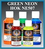 4 Ounce GREEN NEON NE507/NE-507 HOUSE OF KOLOR-AIRBRUSH