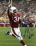 Tim Hightower #34 Autographed/Hand Signed Arizona Cardinals Football 8x10 Photo