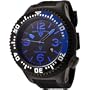 Swiss Legend Men's 21818P-BB-01-BLB Neptune Collection Black Ion-Plated Black Rubber Watch