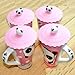 Estone Cute Anti-dust Silicone Glass Cup Cover Coffee Mug Suction Seal Lid Cap Cartoon (Panda)