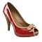 Women's Mossimo&reg; Vicki Peep-Toe Pumps - Red Patent
