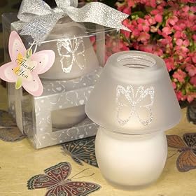 Butterfly Design Candle Lamp Favors (Set of 48)