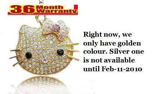 Drive  Necklace Kitty Flash Memory Jewelry For Girls  