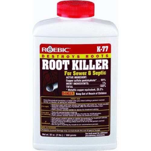 Rough Plumbing Roebic Laboratories K77 Root Killer