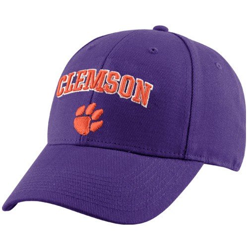 Clemson Tigers Purple Classic Structured Adjustable Hat