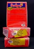 Sculpey III Polymer Clay 2 Oz. Bar-Red Hot Red