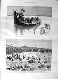 1887 Burma War Chindwin Bennett Daur Boat Dacoits