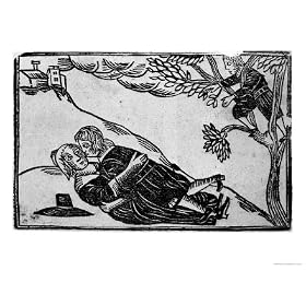 Two People Having Sex, from A Book of Roxburghe Ballads Giclee Poster Print by English School, 24x18 Two People Having Sex, from A Book of Roxburghe Ballads Giclee Poster Print by English School, 24x18