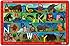 Crocodile Creek Animal Kingdom ABC Placemat