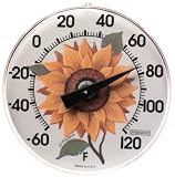 Springfield Precision 90176 6 &acute; Sunflower Thermometer - B00004TBKB
