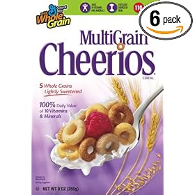 Multi Grain Cheerios, 9-Ounce Box (Pack of 6)