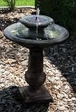 - Chatsworth Two-Tier Solar Fountain