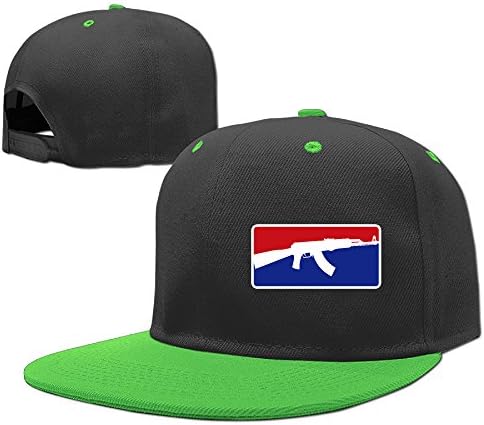 New MLA Major League AR15 Flat Fitted Cap Contrast Bill Kids Snapback