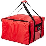 Rubbermaid Commercial FG9F3900RED Proserve Nylon Pizza Catering Professional Delivery Bag, Red