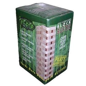 Blockbusters Giant Wooden Blocks Tower 3/4 Size