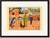 Black Framed/Matted Print 17x23, Homecoming